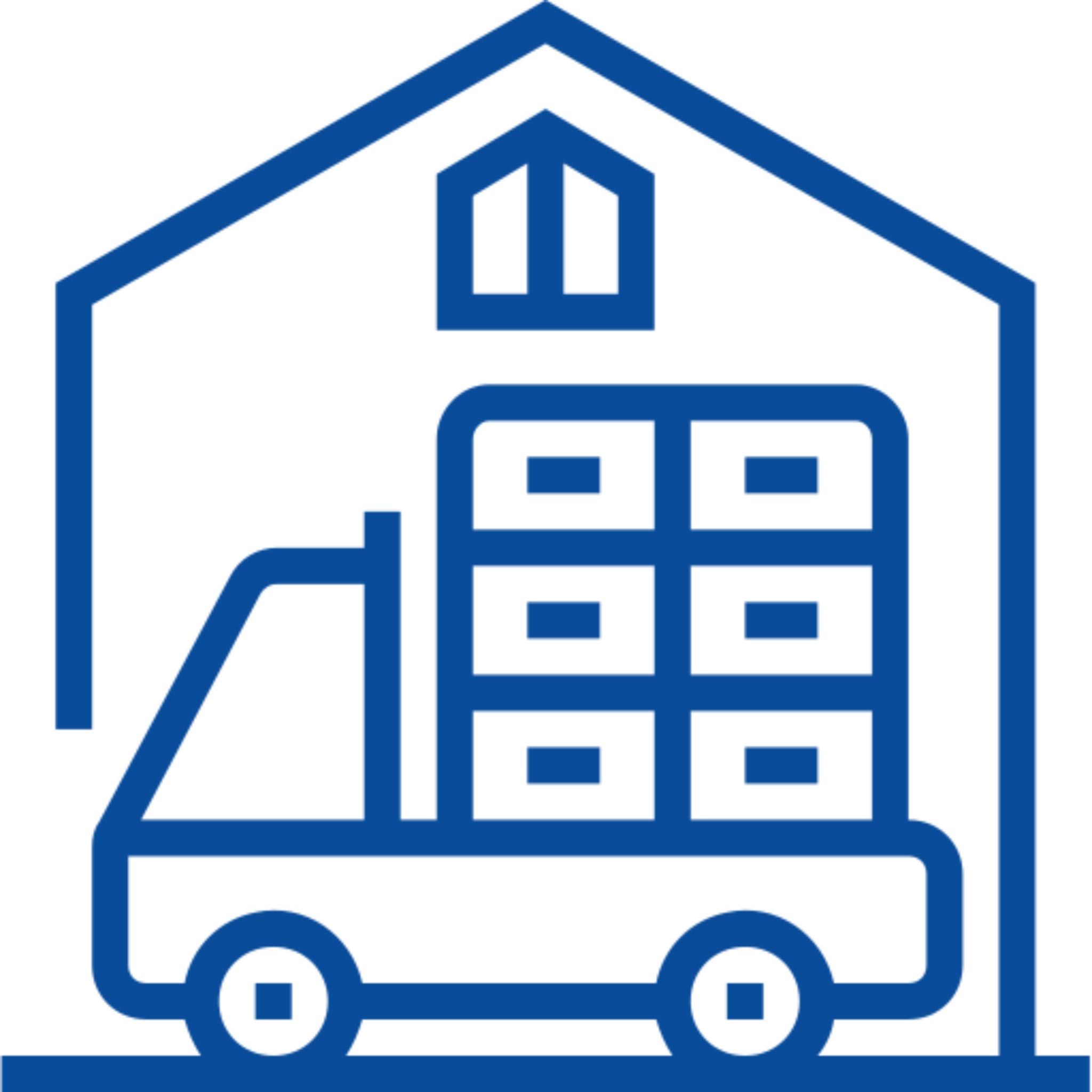 Forklift moving boxes in warehouse