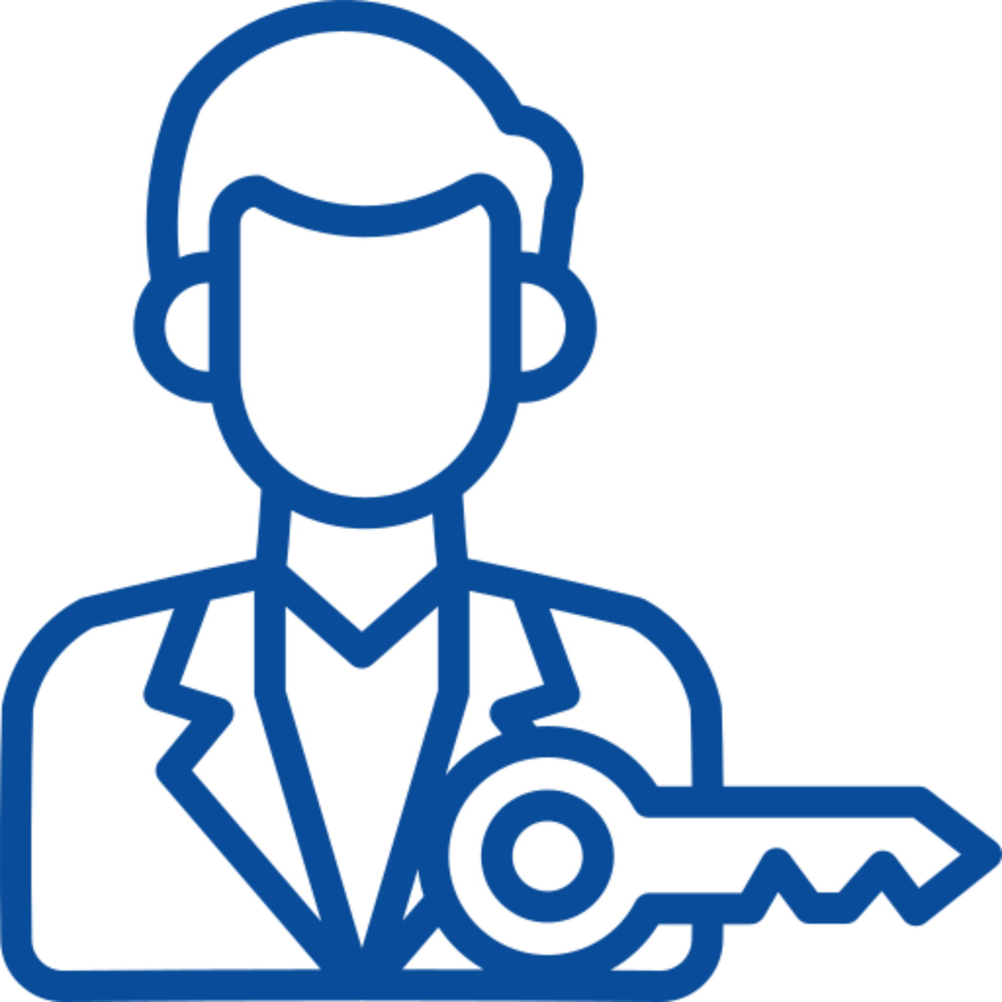 Person icon with key symbol